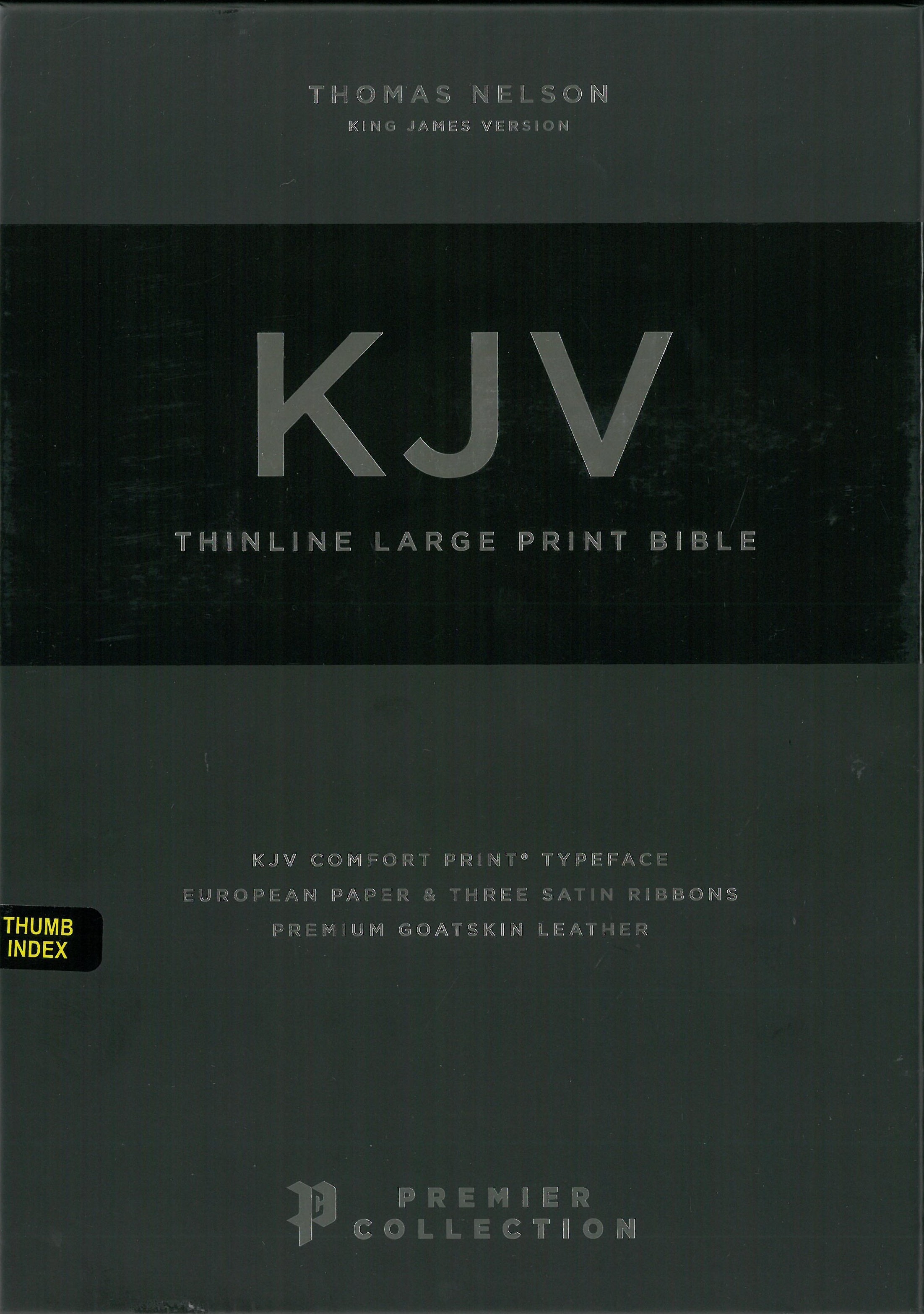 Nelson Thinline Large Print, Goatskin, indexed