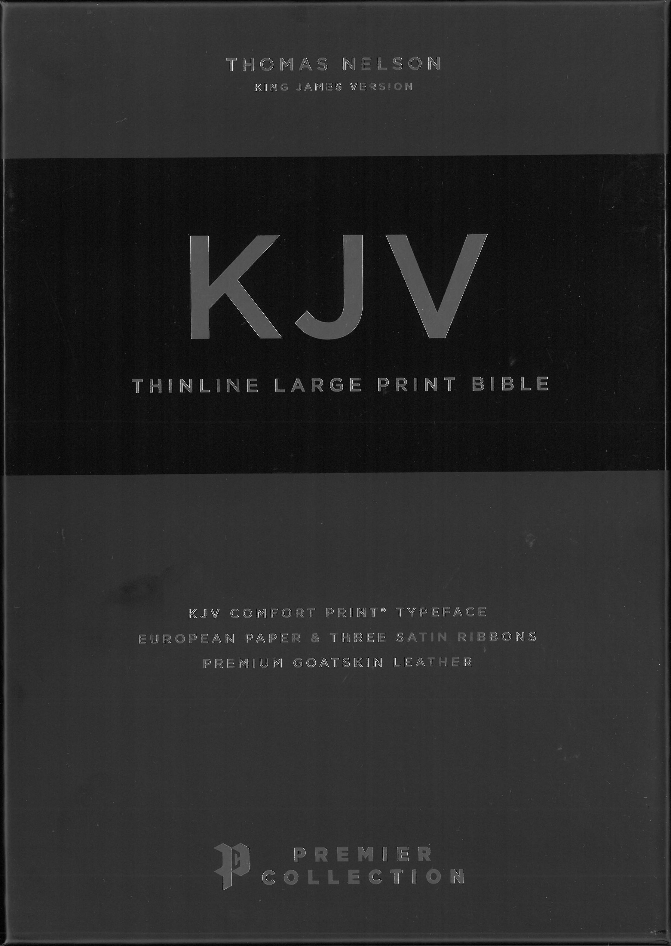 Nelson Thinline Large Print, Goatskin, regular