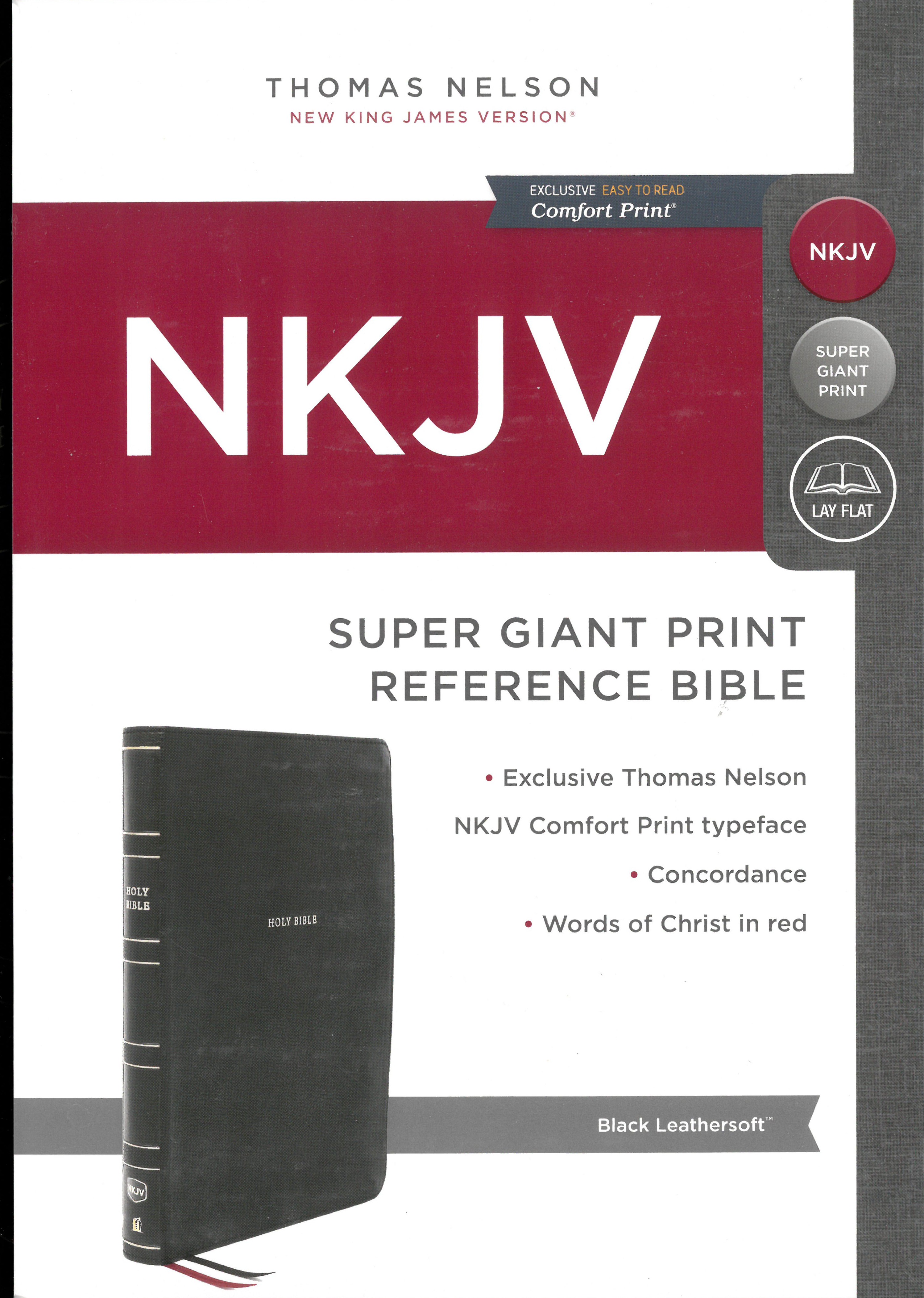 Thomas Nelson Black Leathersoft Bible (NKJV)